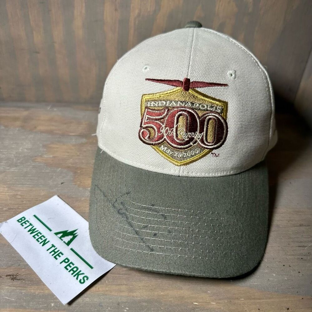 Indy Motor Speedway Mens 90Th Running Indy 500 May 28 2006 Hat Beige One Size
